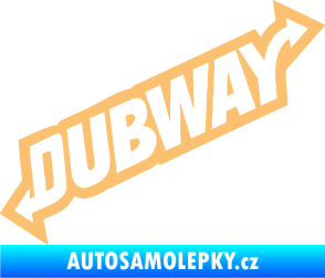 Samolepka Dübway 002 béžová