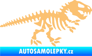 Samolepka Dinosaurus kostra 001 pravá béžová