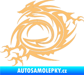 Samolepka Dragon 002 levá béžová