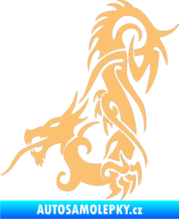 Samolepka Dragon 007 levá béžová