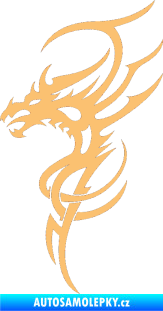Samolepka Dragon 017 levá béžová