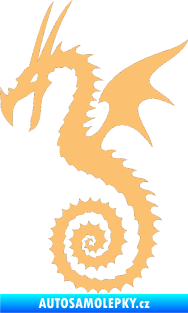 Samolepka Dragon 020 levá béžová