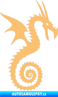 Samolepka Dragon 020 pravá béžová