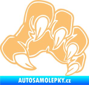 Samolepka Drápy 001 pravá béžová