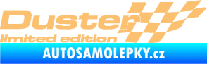 Samolepka Duster limited edition pravá béžová