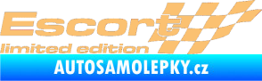 Samolepka Escort limited edition pravá béžová
