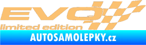 Samolepka Evo limited edition pravá béžová