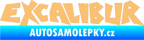 Samolepka Excalibur béžová