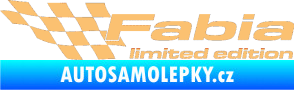 Samolepka Fabia limited edition levá béžová