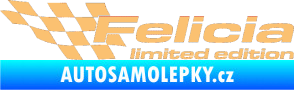 Samolepka Felicia limited edition levá béžová