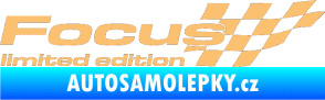 Samolepka Focus limited edition pravá béžová