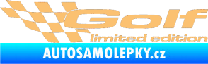 Samolepka Golf limited edition levá béžová