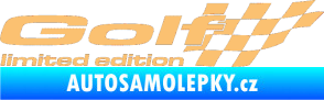 Samolepka Golf limited edition pravá béžová