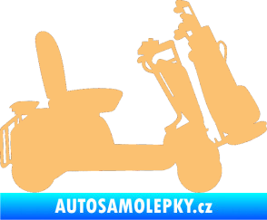 Samolepka Golfista 011 pravá béžová