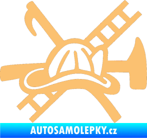 Samolepka Hasič 005 pravá béžová