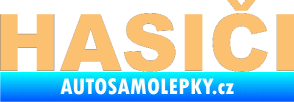 Samolepka HASIČI béžová