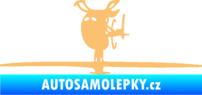 Samolepka Helikoptéra model 001 levá béžová