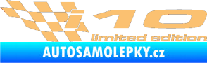 Samolepka i10 limited edition levá béžová