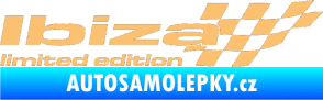 Samolepka Ibiza limited edition pravá béžová