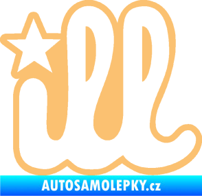 Samolepka ILL 002 béžová