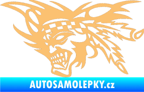 Samolepka Indián 001 levá béžová