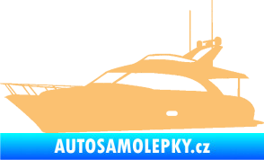 Samolepka Jachta 001 levá béžová