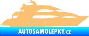 Samolepka Jachta 002 pravá béžová