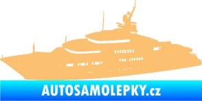 Samolepka Jachta 003 levá béžová