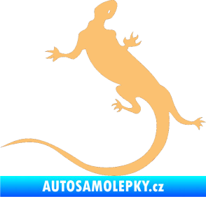 Samolepka Ještěrka 004 levá béžová