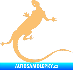 Samolepka Ještěrka 004 pravá béžová