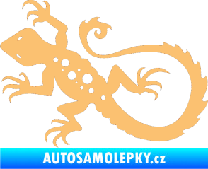 Samolepka Ještěrka 012 levá béžová