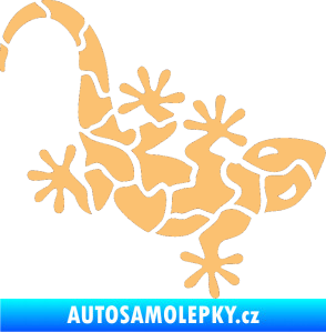 Samolepka Ještěrka 015 pravá béžová