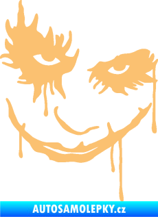 Samolepka Joker 003 pravá tvář béžová