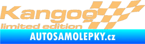 Samolepka Kangoo limited edition pravá béžová