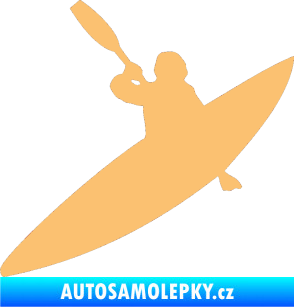 Samolepka Kanoista 001 levá béžová