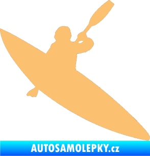Samolepka Kanoista 001 pravá béžová