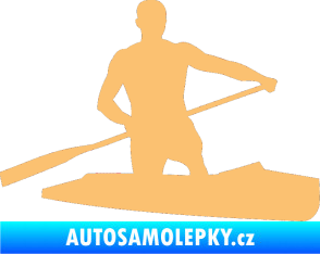 Samolepka Kanoista 002 pravá béžová