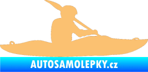 Samolepka Kanoista 003 pravá béžová
