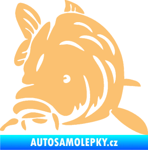 Samolepka Kapr 002 levá béžová