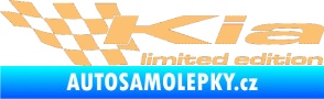 Samolepka Kia limited edition levá béžová