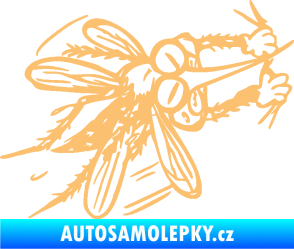 Samolepka Komár 002 pravá béžová