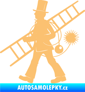 Samolepka Kominík 001 levá béžová