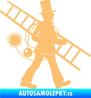 Samolepka Kominík 001 pravá béžová