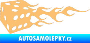 Samolepka Kostky 002 levá béžová