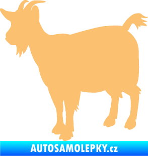 Samolepka Koza 001 levá béžová