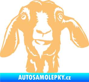 Samolepka Koza 003 pravá béžová