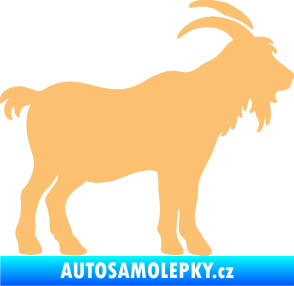 Samolepka Kozel 008 pravá silueta béžová