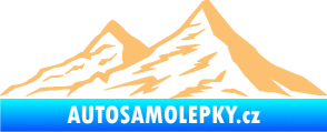Samolepka Krajina hory 009 levá béžová
