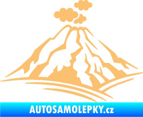 Samolepka Krajina hory 018 levá béžová