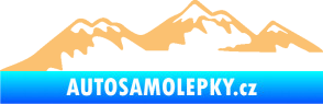 Samolepka Krajina hory 020 levá béžová